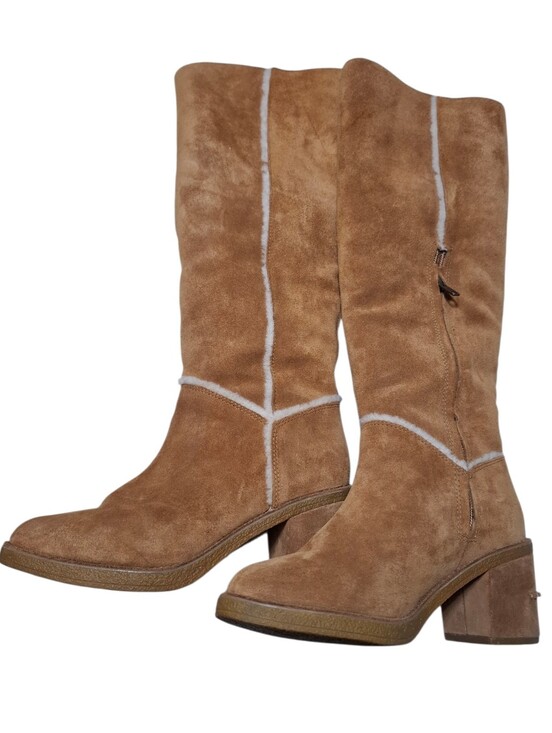 UGG Shoes - Ugg Kasen Tall Suede Sherpa Lined Boots Size 7